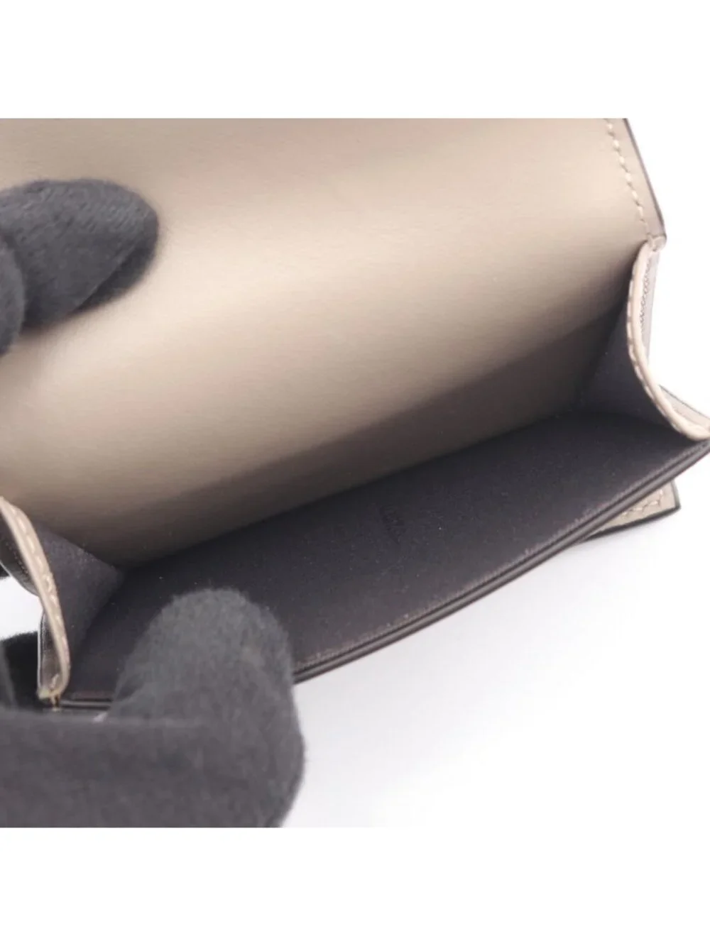 Fendi Trifold Wallet FF Diamond Leather